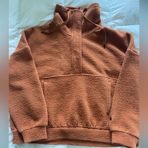 Calia Elevate 1/4 Zip Pullover Orange
